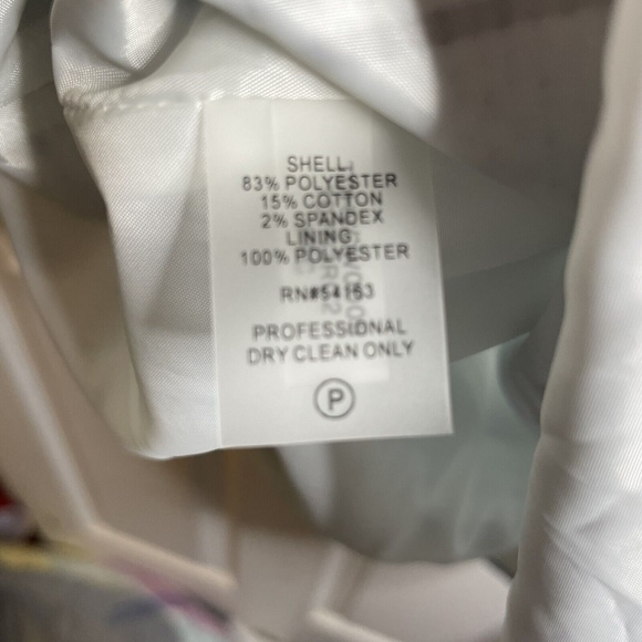 Tommy Hilfiger Dress Womens 10 White Blue Stripe Sheath Sleeveless - Picture 4 of 7